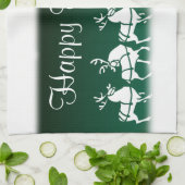 Handtücher für Weihnachten Rentier Handtuch Custom (Gefaltet)
