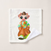 Handtücher in den Farben - Kleiner Clown - Zirkus (Waschlappen)