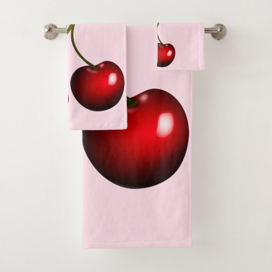 Handtücher in den Farben nach Maß mit Red Sweet Ch (Insitu)