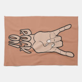 Handtücher in Farbe ROCK ON. (Horizontal)