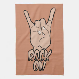 Handtücher in Farbe ROCK ON.