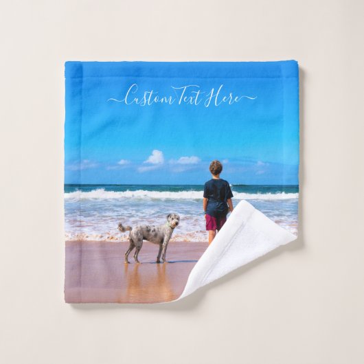 Handtücher mit eigenem Foto (Waschlappen)