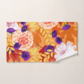 Handtücher mit Herbstlauben und Blume (Handtuch)