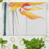 Handtücher mit hübschem Blumenmotiv (Gefaltet)