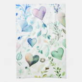 Handtücher mit hübschem Blumenmotiv (Vertikal)