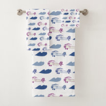 Handtücher Spielzeugflugzeug