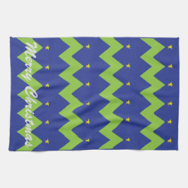 Handtücher "Weihnachtsbäume und Sterne"