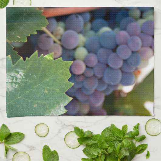 Handtücher / Weintrauben (Gefaltet)