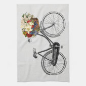Handtuchfahrrad Blume Fahrrad Küchentuch (Vertikal)