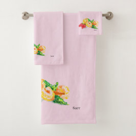Handtuchfrucht aus Liebe Badhandtuch Set