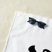 Handtuchgeschenk für Picklebal Strandtuch (Beispiel)