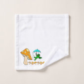 Handtuchhalle Set Pilz, Frosch (Waschlappen)