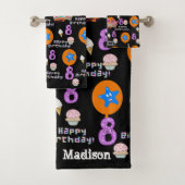 Handtuchhalter, 8. Geburtstag, 8. Badhandtuch Set (Insitu)