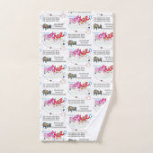 Handtuchhalter im Badezimmer Wo ist Mama? Badhandtuch Set (Handtuch)