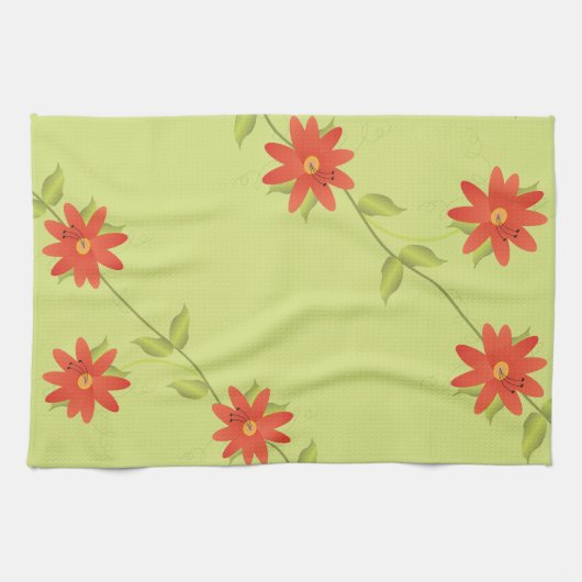 Handtuchhalter Orange Limon Geschirrtuch (Horizontal)