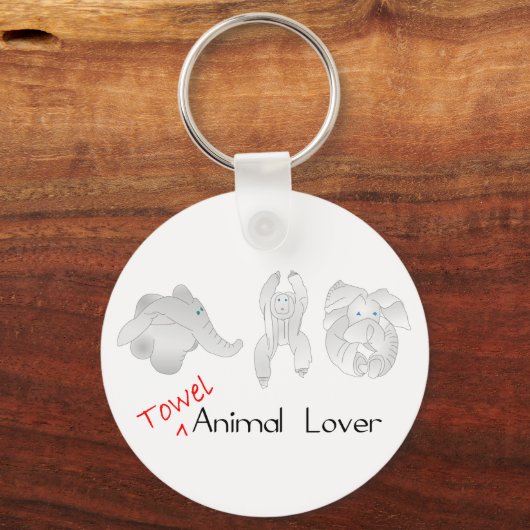 Handtuchhalter Schlüsselanhänger (Vorderseite)