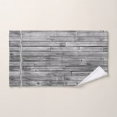 Handtuchhalter - Set aus gewittertem Stallholz (Handtuch)