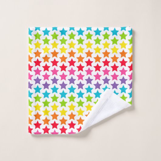 Handtuchhalter - Set - Regenbogensteine (Waschlappen)