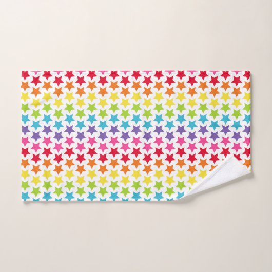 Handtuchhalter - Set - Regenbogensteine (Handtuch)