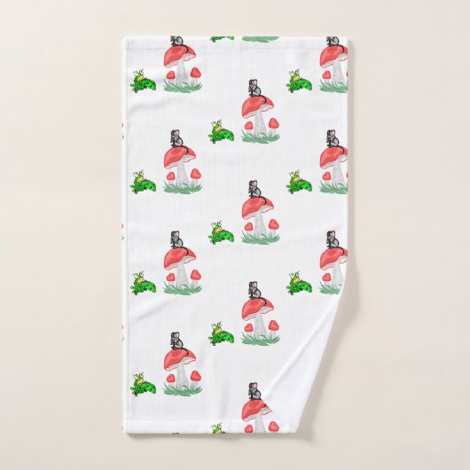 Handtuchhalter Sets Froschmäuse Pilz (Handtuch)