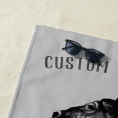 Handtuchhandtuch für Pferde - Farben auswählen Strandtuch (Beispiel)