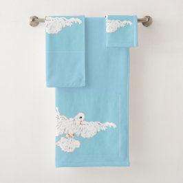 Handtuchhandtuch Sets : White Dove
