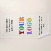 Handtuchhandtücher für benutzerdefinierte Unterneh Strandtuch (Vorderseite)