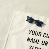 Handtuchhandtücher für benutzerdefinierte Unterneh Strandtuch (Beispiel)