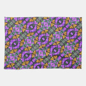 Handtuchmonarch & Lila Aster Geschirrtuch (Horizontal)