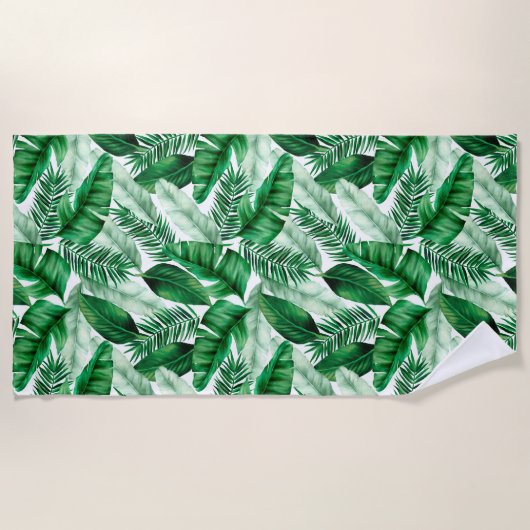 Handtuchpalmen Strandtuch (Vorderseite)