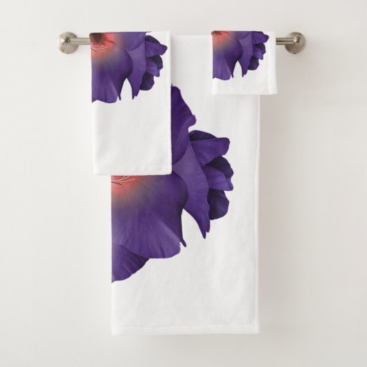 Handtuchschwert Lily Indigo Pink Badhandtuch Set (Insitu)