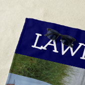 Handtuchsuchmaschine für Foto - personalisiertes G Strandtuch (Beispiel)