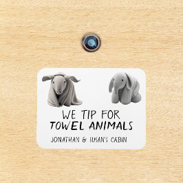 Handtuchtiere Funny Cruise Door Marker Magnet