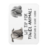 Handtuchtiere Funny Cruise Door Marker Magnet (Vertikal)