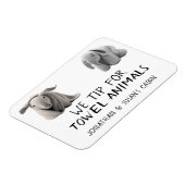 Handtuchtiere Funny Cruise Door Marker Magnet (Linke Seite)