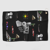 Handtuchzug Golfhandtuch (Horizontal)