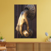 Handtür-Klopfer nah-up, Mexiko Leinwanddruck (Insitu (Wohnzimmer))