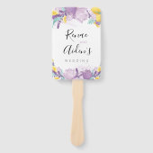Handventilator für lila, Lavendel- und Zitronenpro Fächer (Vorderseite)