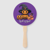 Handventilator: HALLOWEEN-Geschenk #01 Fächer (Rückseite)