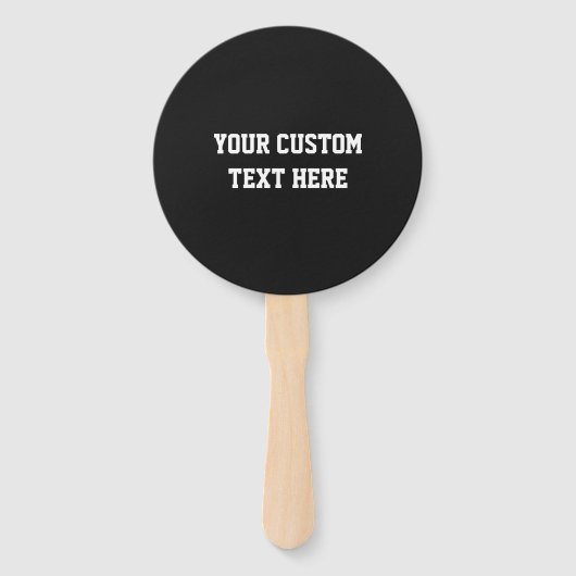 Handventilatoren für benutzerdefinierte Text- und Fächer (Rückseite)