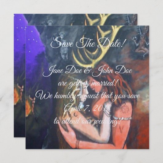 Handverschluss Einladung (Vorne/Hinten)