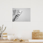 Handvoll Geld Poster (Küche)