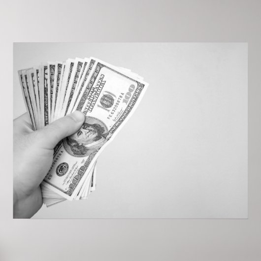 Handvoll Geld Poster (Vorne)