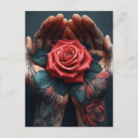 Handvoll Rose
