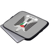 Handwappen Laptopschutzhülle (Vorne Knopf)