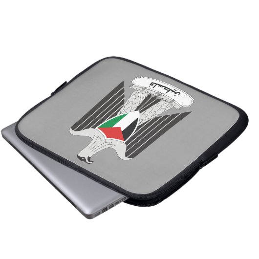 Handwappen Laptopschutzhülle (Vorne Knopf)