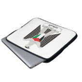 Handwappen Laptopschutzhülle (Vorne Knopf)