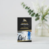 Handwaschanlagen | Autowaschen Visitenkarte (Stehend Vorderseite)