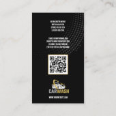 Handwaschanlagen | Autowaschen Visitenkarte (Rückseite)