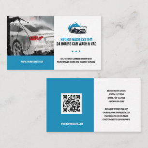 Handwaschanlagen   Autowaschen Visitenkarte
